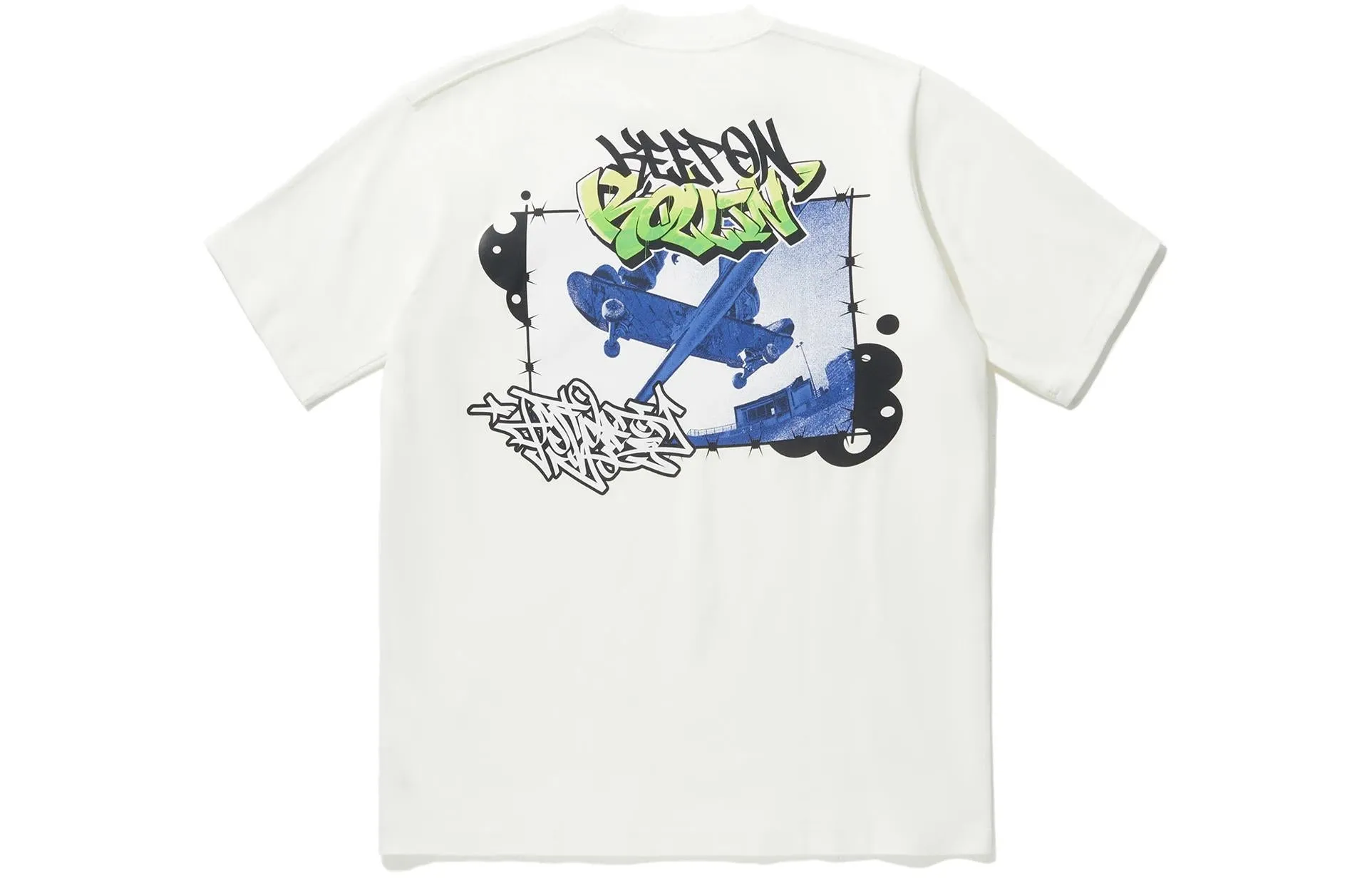 Li-Ning Keep On Rollin Graphic T-shirt 'White' AHSU225-5 sold by KicksCrew product image thumbnail 2