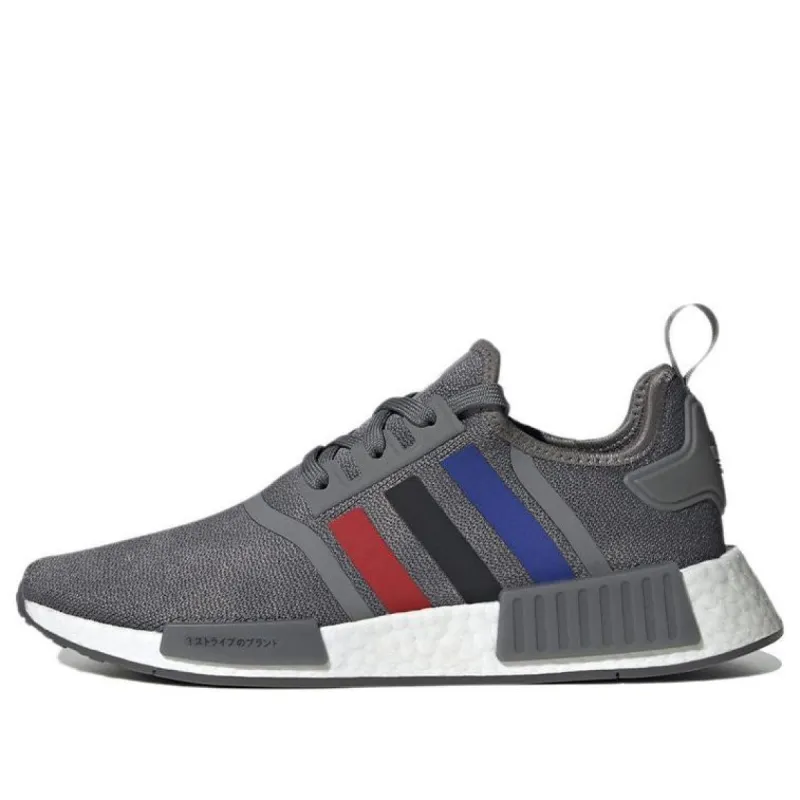 Adidas NMD_R1 'Grey Scarlet Blue' FZ5708 sold by KicksCrew