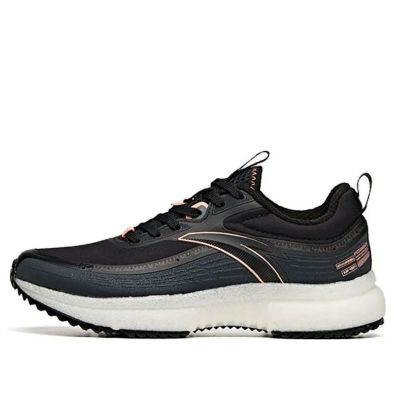 (WMNS) ANTA Running Series Sneakers Trail 'Black Grey White' 122045520-2 sold by KicksCrew
