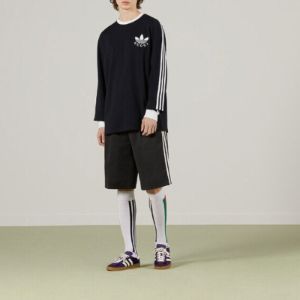 Adidas X Gucci long sleeve T-shirt 'Black' 722944-XJE1H-1152