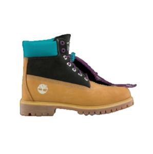Timberland Premium 6 Inch Waterproof Boots 'Wheat Nubuck with Black and Blue Collar' A2N93231 sold by KicksCrew