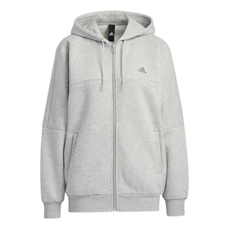 (WMNS) adidas Word Fleece Hoodie 'Grey' HM2813 sold by KicksCrew