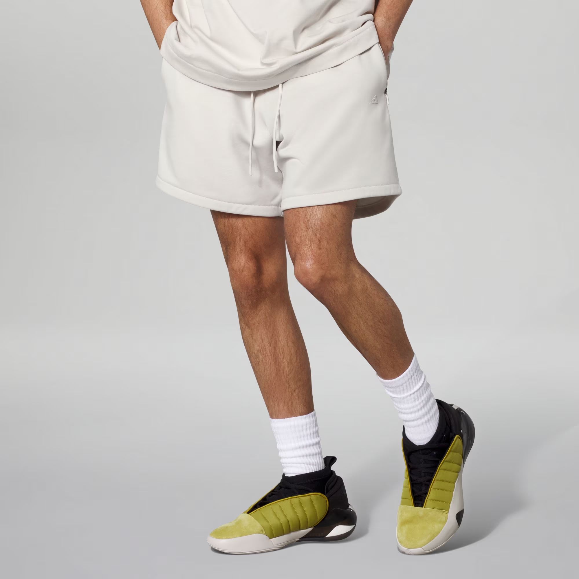 Adidas Basketball Shorts 'White' IN4248 sold by KicksCrew product image thumbnail 3
