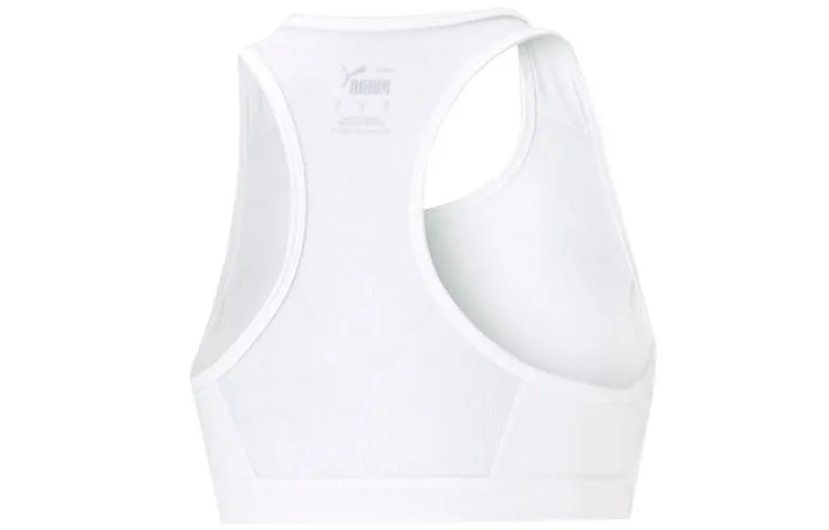 (WMNS) PUMA Mid 4Keeps Graphic Training Bra 'White' 520306-52 sold by KicksCrew product image thumbnail 2