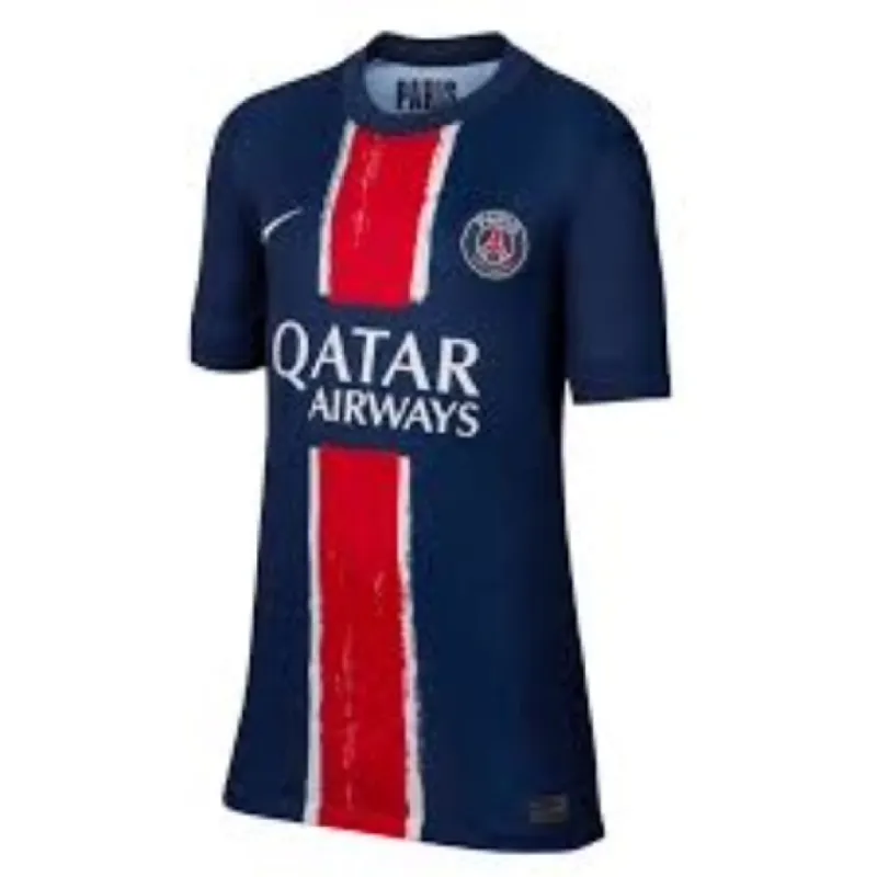 (GS) Nike Dri-FIT Football Paris Saint-Germain 2024/25 Stadium Home Replica Jersey 'Navy Red' FN9155-411 sold by KicksCrew