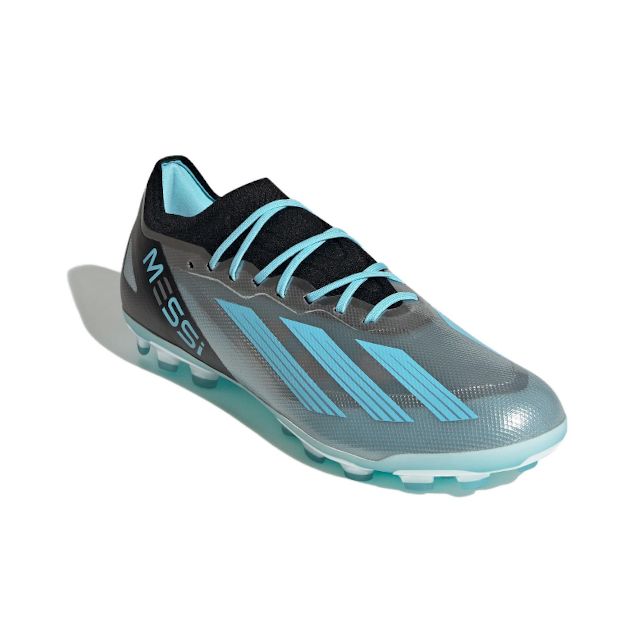 adidas X Crazyfast Messi.1 2G/3G AG 'Silver Blue Core Black' IF0154 sold by KicksCrew product image thumbnail 2