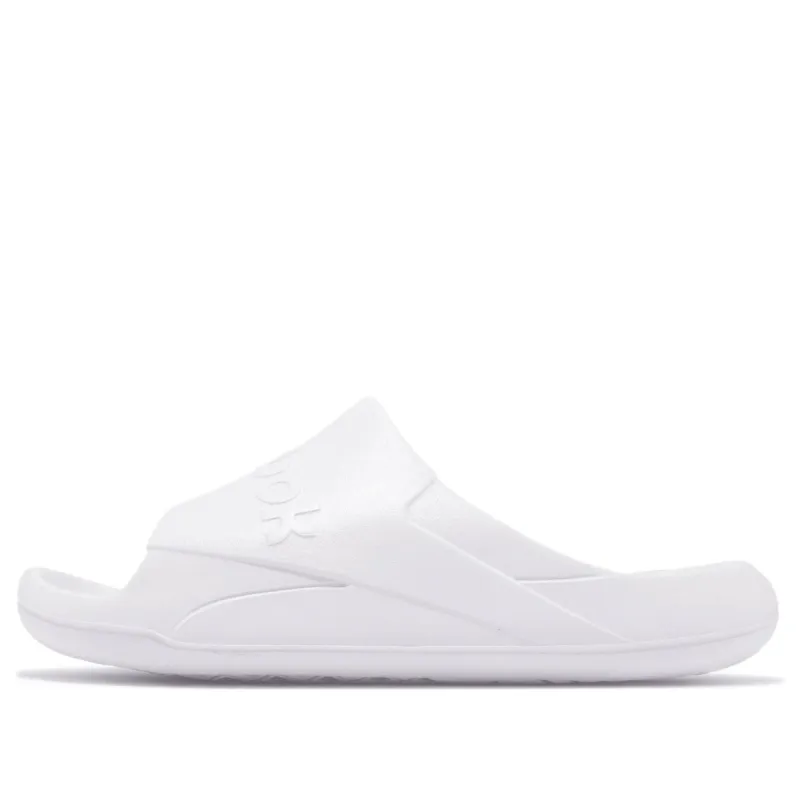 Reebok Clean Slides 'Triple White' 100200309 sold by KicksCrew