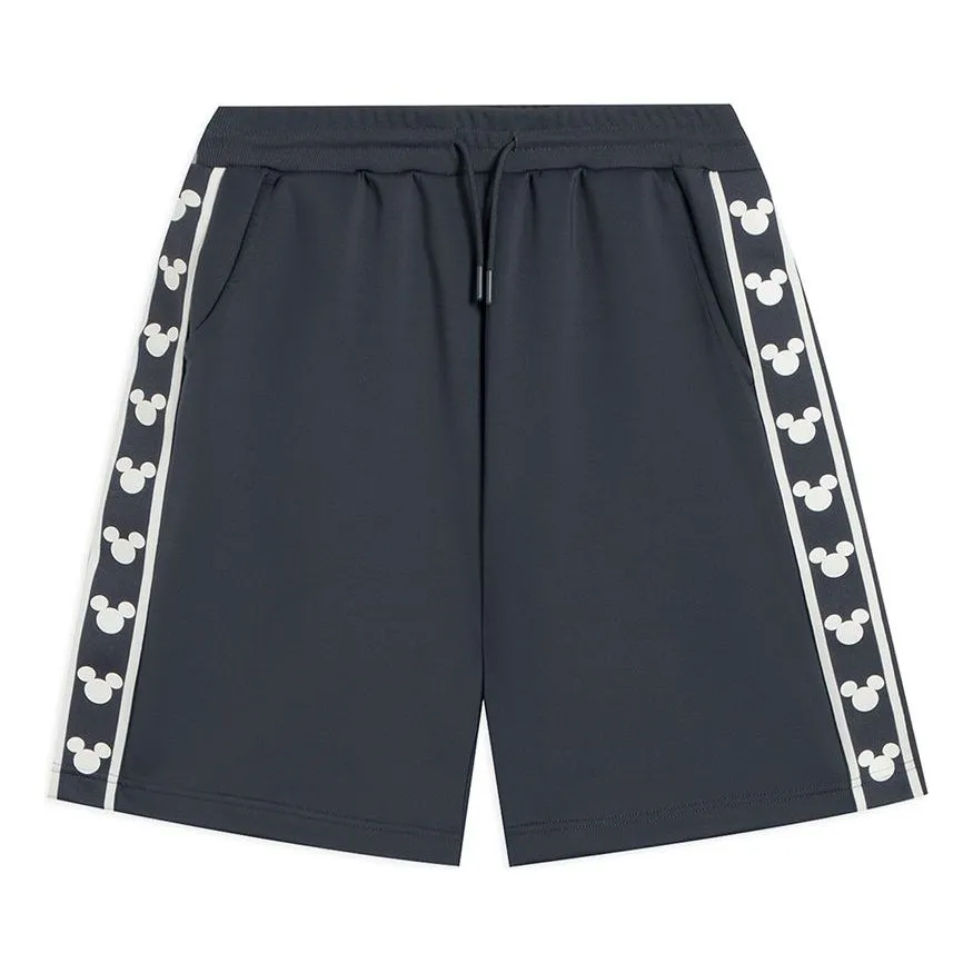 Li-Ning x Disney Graphic Striped Shorts 'Dark Grey' AKSR531-8 sold by KicksCrew