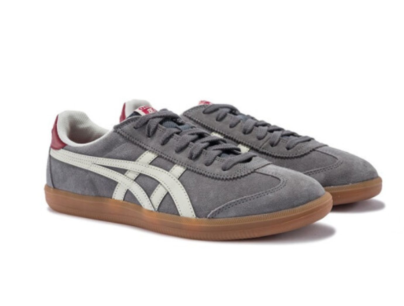 Onitsuka Tiger Tokuten Shoes 'Grey Cream Red' 1183A907 sold by KicksCrew product image thumbnail 2