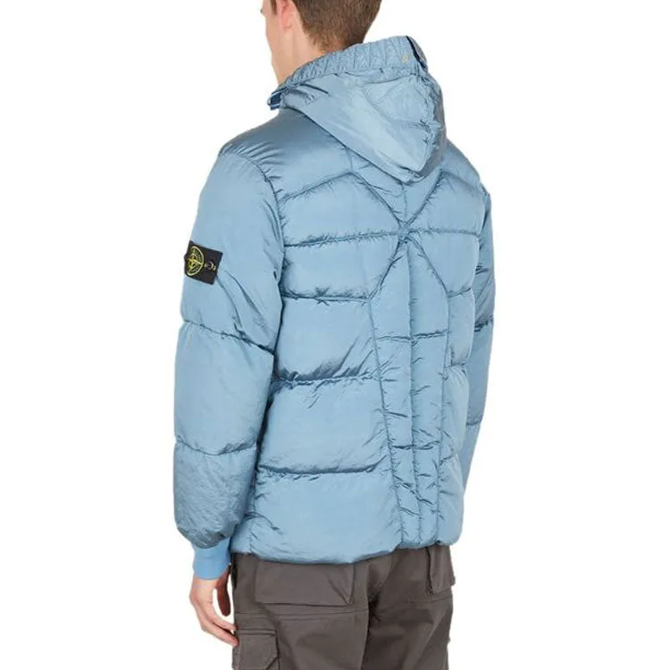 STONE ISLAND Hooded Down Jacket 'Mid Blue' 771543619-V0046 sold by KicksCrew product image thumbnail 4