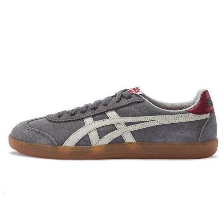 Onitsuka Tiger Tokuten Shoes 'Grey Cream Red' 1183A907 sold by KicksCrew