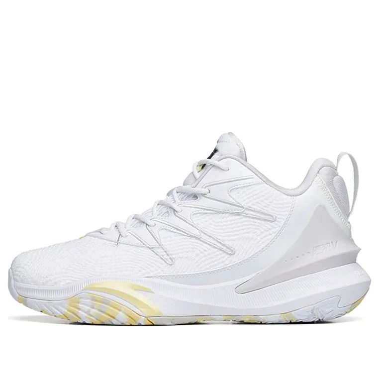 ANTA Speed 5 Casual Basketball Shoes 'White Yellow' 112221625S-2 sold by KicksCrew