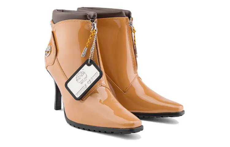 (WMNS) Timberland x Veneda Carter Zip Boots 'Wheat Patent Leather' A69SQW sold by KicksCrew product image thumbnail 2