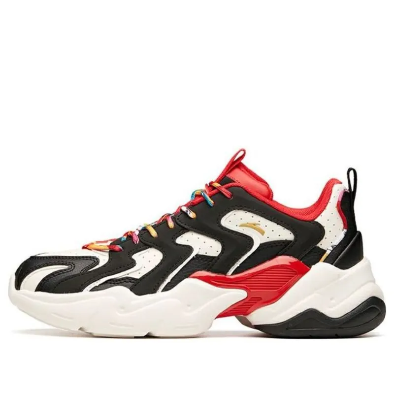 ANTA Life Series Sneakers 'Black Red White' 112018882-11 sold by KicksCrew