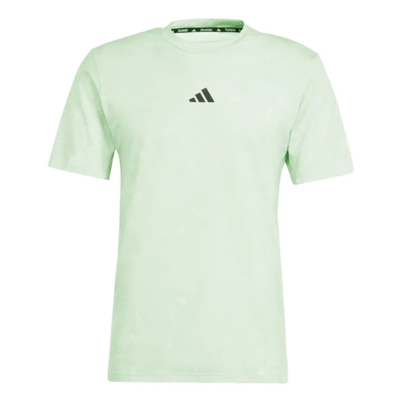 adidas Power Workout T-shirt Asia Sizing 'Light Green' IS3801 sold by KicksCrew