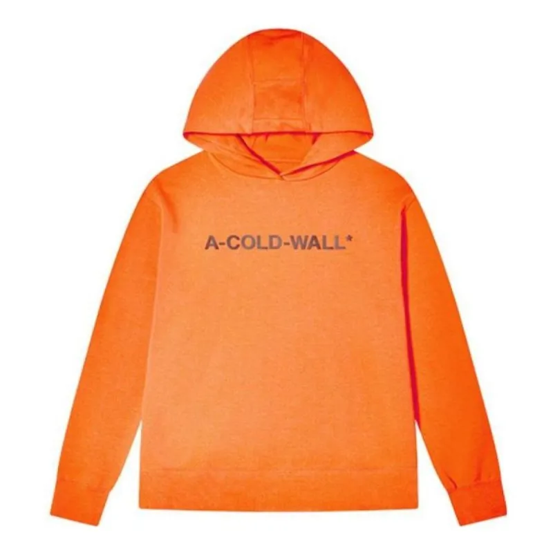 A-COLD-WALL* Essential Logo Printed Hoodie 'Orange' ACWMW083-BROR sold by KicksCrew