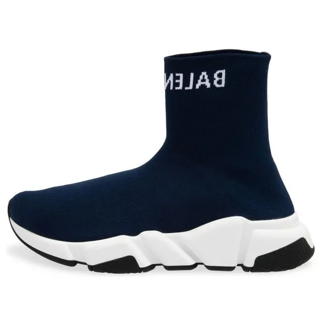 (WMNS) Balenciaga Speed 1.0 Sneakers 'Navy' 549972W1P204282 sold by KicksCrew