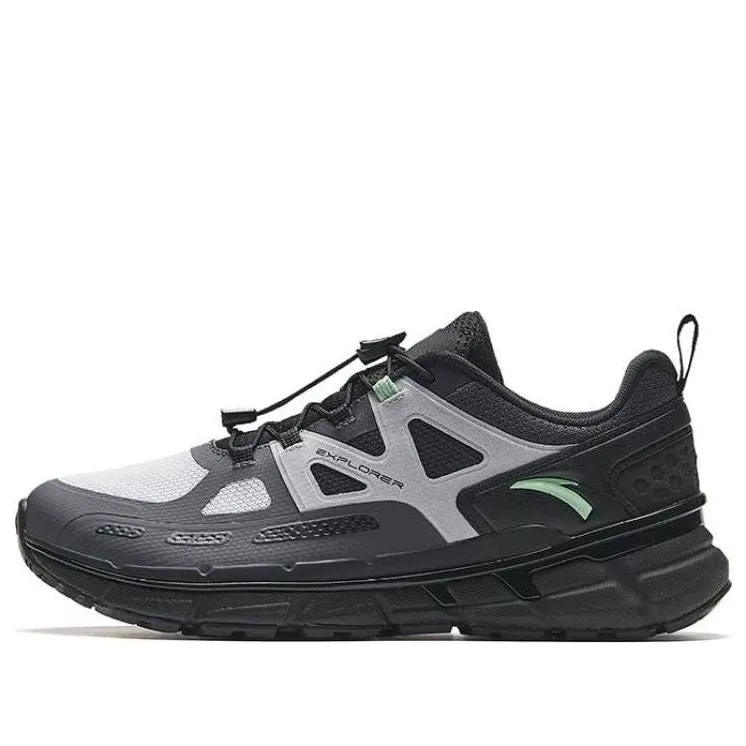 ANTA Hiking Shoes 'Black Grey Green' 112338860-3 sold by KicksCrew