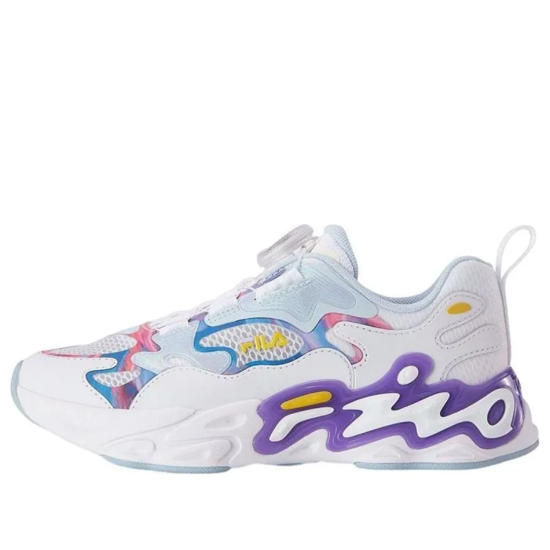 (GS) FILA BOA Running Sneakers 'White Blue Pink' K15G231103FCB sold by KicksCrew