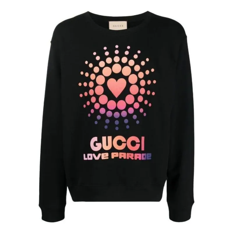 GUCCI Love Parade Crew Sweatshirt 'Black' 626990-XJEIM-1082 sold by KicksCrew