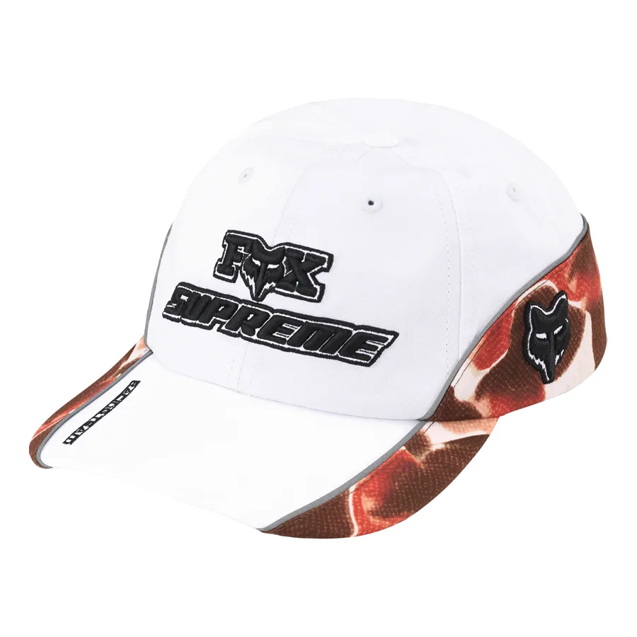 Supreme x Fox Racing 6-Panel Cap 'White' SUP-FW23-2378 sold by KicksCrew