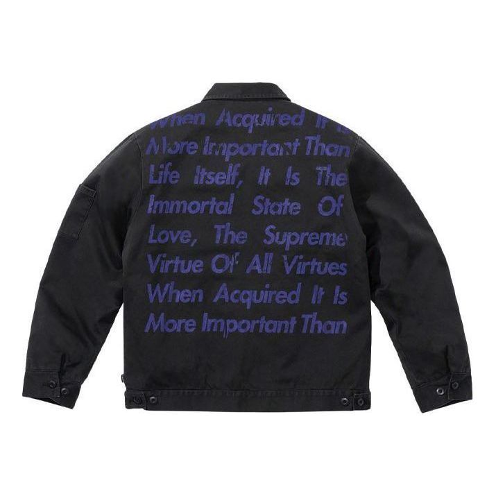 Supreme x JUNYA WATANABE COMME des GARONS MAN Printed Work Jacket 'Black Navy' SUP-FW21-284 sold by KicksCrew product image thumbnail 2