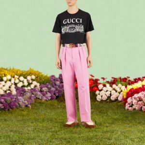 GUCCI SS23 Cotton jersey T-shirt 'Black' 548334-XJE8U-1082 sold by KicksCrew