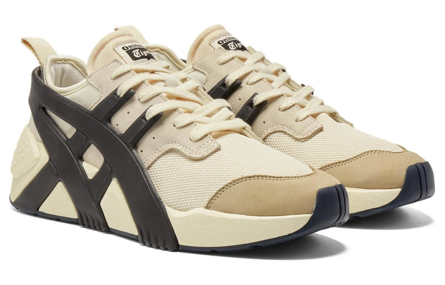 Onitsuka Tiger Big Logo Trainer 2.0 'Beige Black' 1183A795-200 sold by KicksCrew product image thumbnail 2