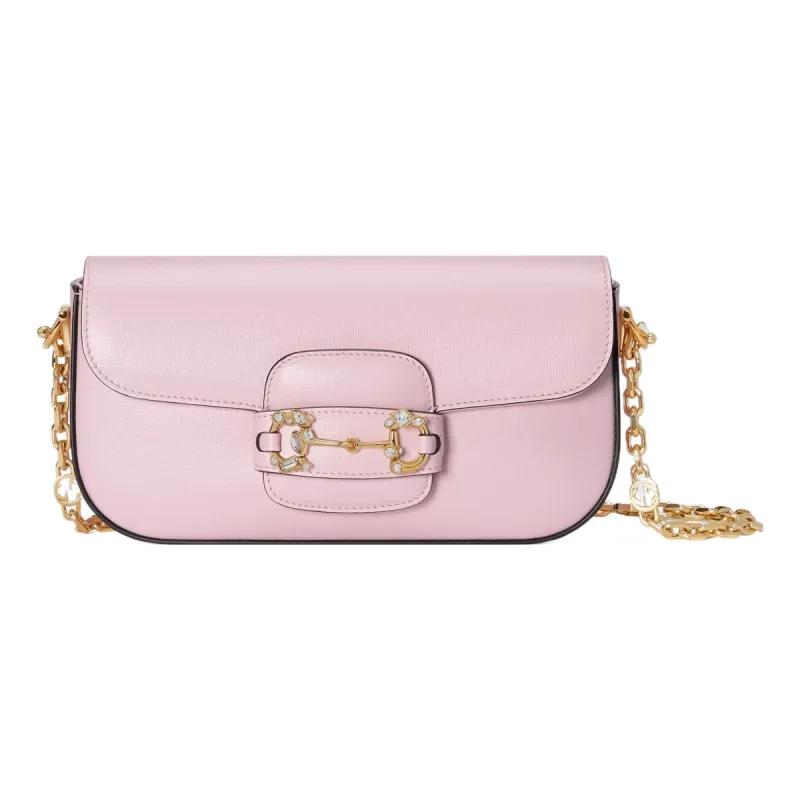 (WMNS) Gucci Horsebit 1955 Small Shoulder Bag 'Pink' 735178-AACPL-5941 sold by KicksCrew