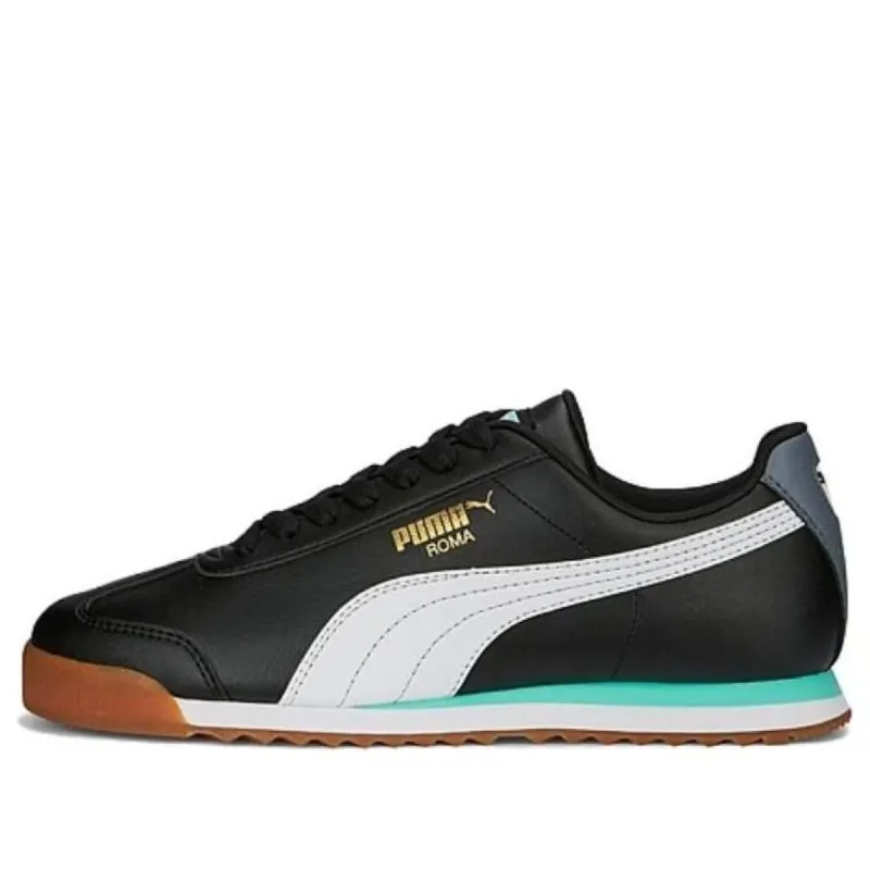 PUMA Roma Basic Plus 'Black White Mint' 369571-45 sold by KicksCrew