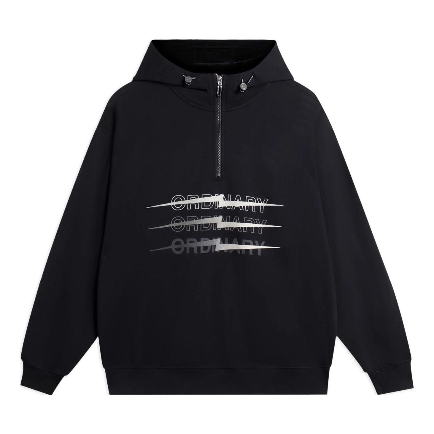 Li-Ning Way Of Wade Thunder Graphic Half Zip Hooded Jacket 'Black' AWDSC53-1 sold by KicksCrew