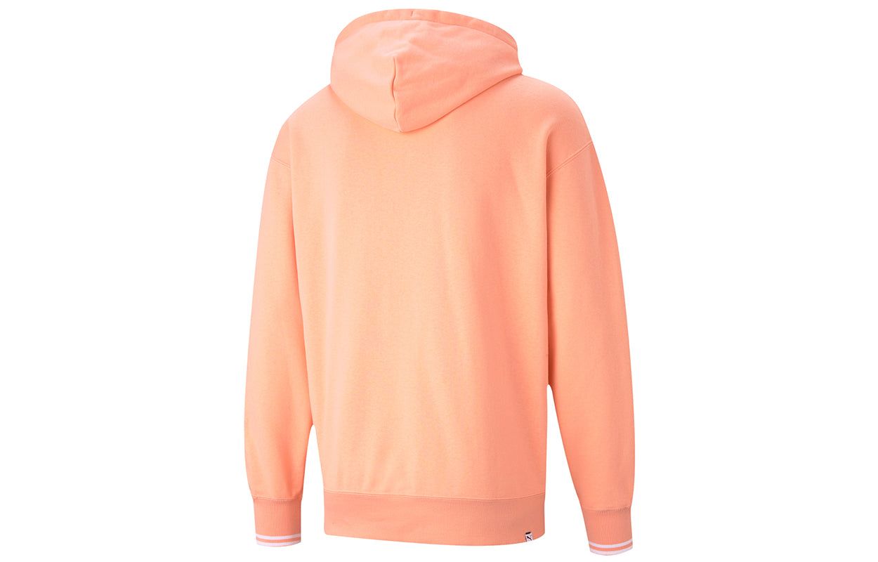 Puma Downtown Logo Hoodie 'Pink Black White' 531430-26 sold by KicksCrew product image thumbnail 2