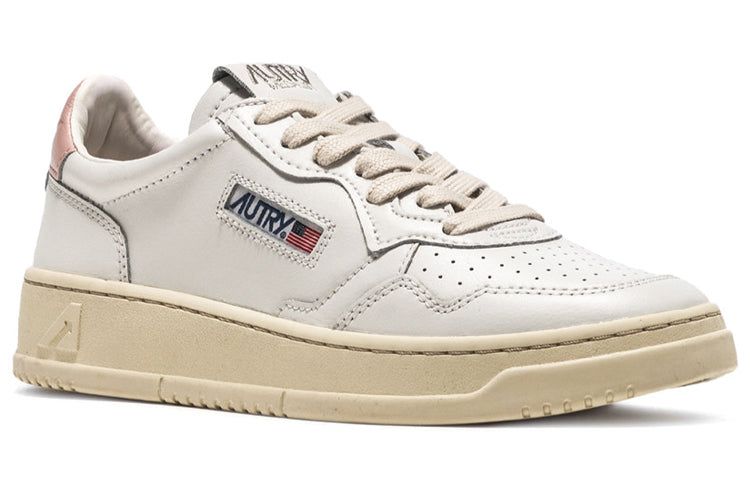 (WMNS) Autry Medalist Leather Low 'White Pink' AULM-LL16 sold by KicksCrew product image thumbnail 2
