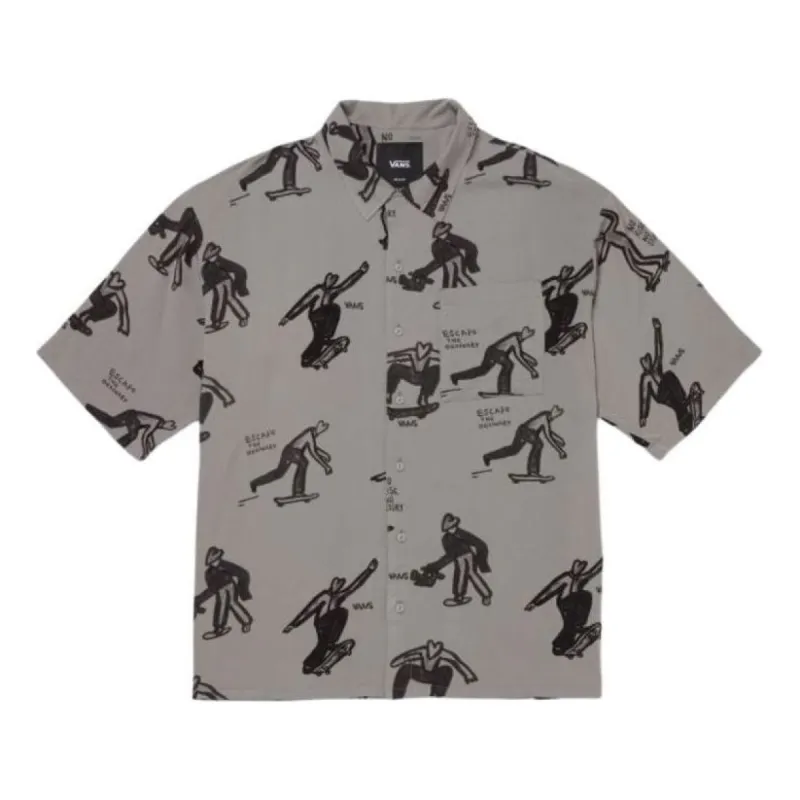 Vans × Asia Artist Collection SS24 Short-sleeved Shirt 'Dark Grey' VN000J2XDGC1 sold by KicksCrew