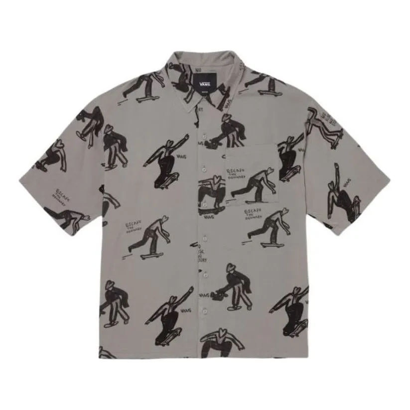 Vans × Asia Artist Collection SS24 Short-sleeved Shirt 'Dark Grey' VN000J2XDGC1 sold by KicksCrew