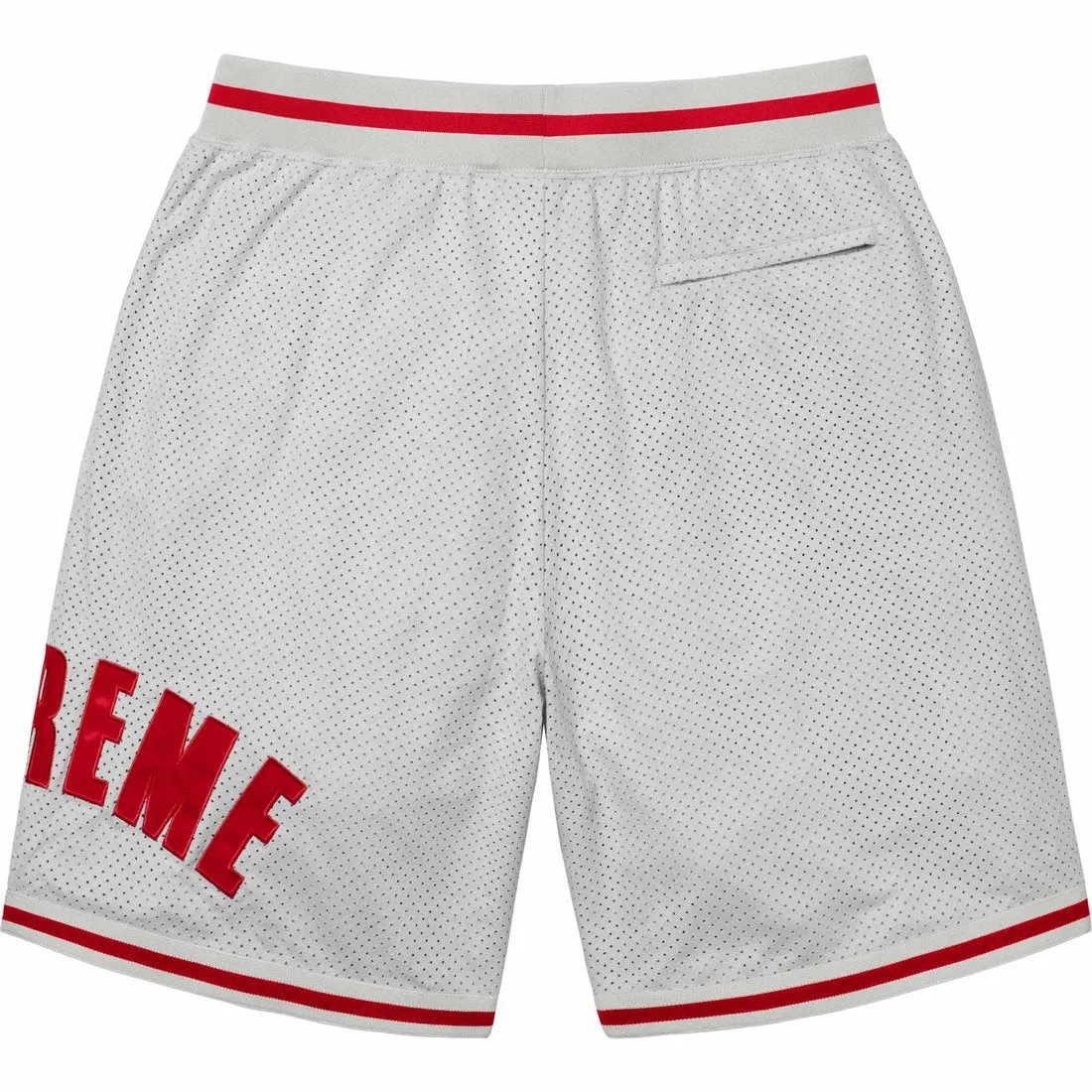 Supreme Ultrasuede mesh short 'Grey Red' SUP-SS24-211 sold by KicksCrew product image thumbnail 2