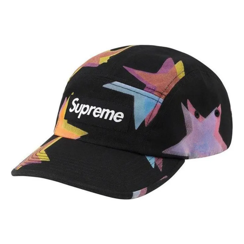 Supreme Gonz Stars Camp Cap 'Black Purple Yellow' SUP-SS21-820 sold by KicksCrew