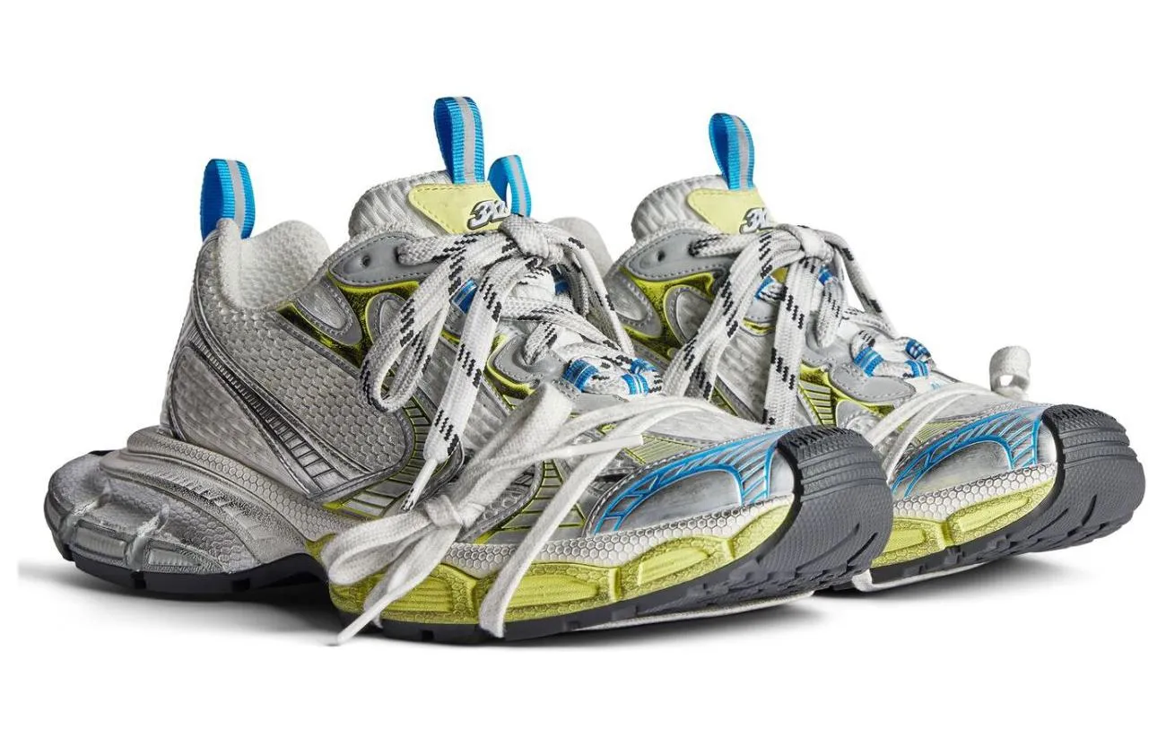 (WMNS) Balenciaga 3XL Sneaker 'White Yellow Blue Mesh' 734731W3XL59074 sold by KicksCrew product image thumbnail 2