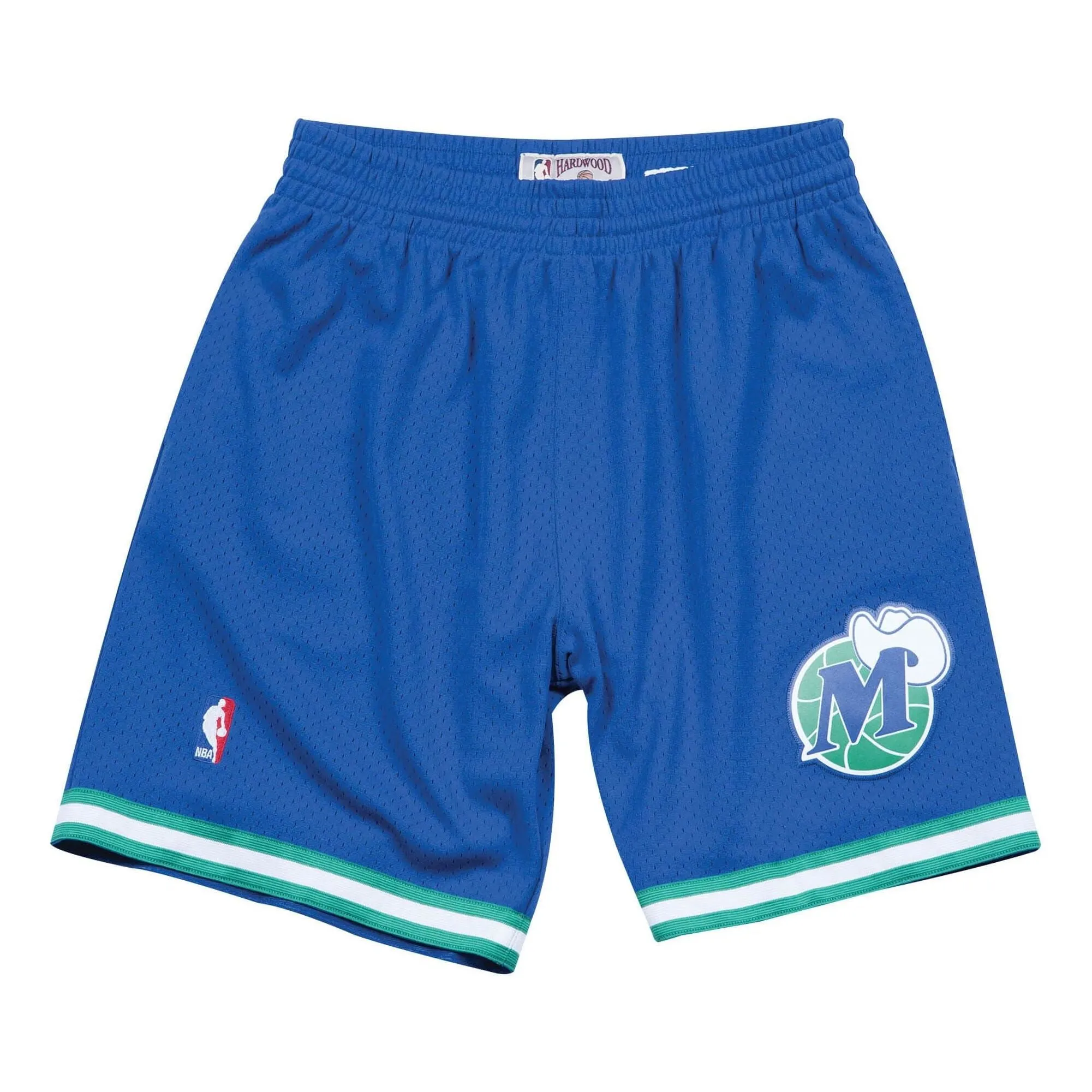 Mitchell & Ness NBA Swingman Shorts Dallas Mavericks Road 1998-99 'Blue Green' SMSHGS18227-DMAROYA98 sold by KicksCrew