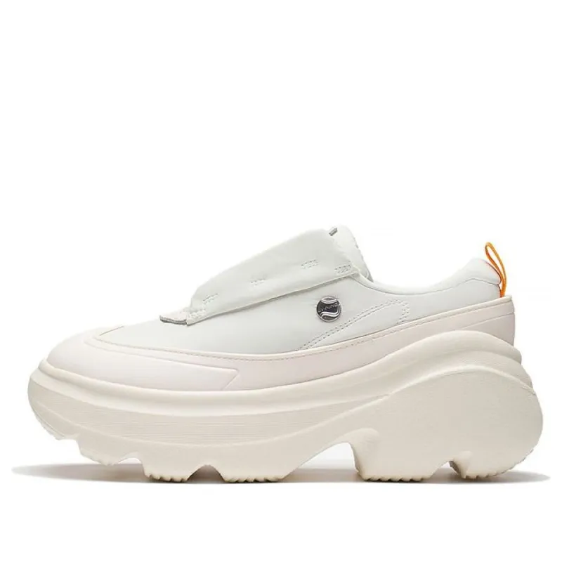 (WMNS) Li-Ning Puff Platform 'Beige Orange' AZGS072-1 sold by KicksCrew