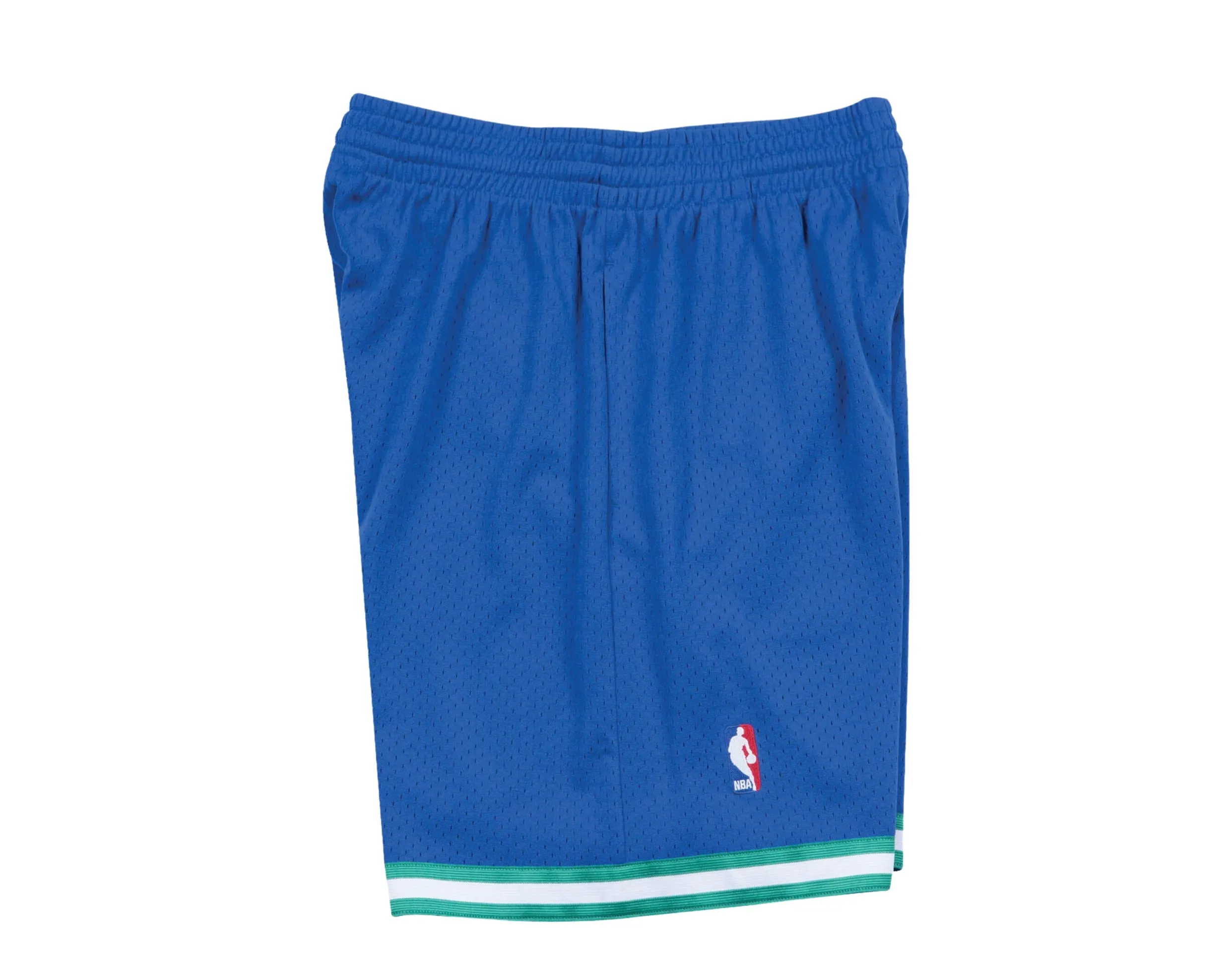 Mitchell & Ness NBA Swingman Shorts Dallas Mavericks Road 1998-99 'Blue Green' SMSHGS18227-DMAROYA98 sold by KicksCrew product image thumbnail 2