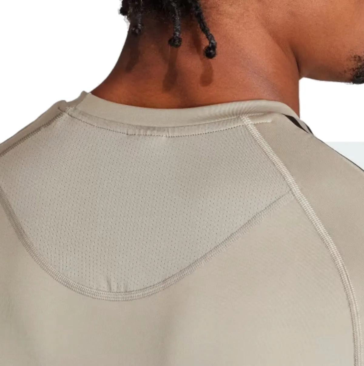 adidas Techfit 3-Stripes Training T-Shirt 'Green Black' IR7418 sold by KicksCrew product image thumbnail 3