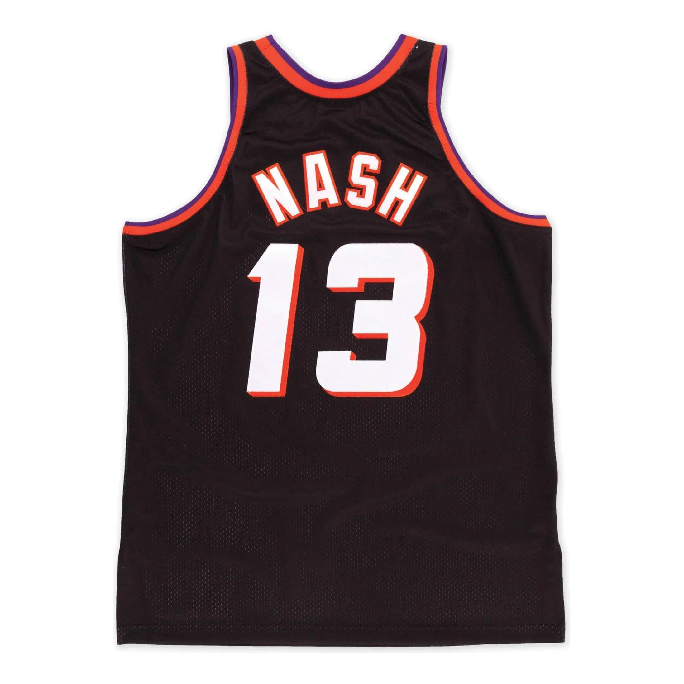 Mitchell & Ness x NBA Phoenix Suns 1996-97 Road Jersey 'Steve Nash 13' AJY4AC18074-PSUBLCK96SNA sold by KicksCrew product image thumbnail 2