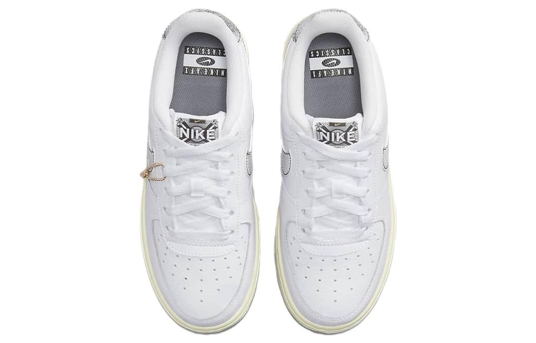 (GS) Nike Air Force 1 Low LV8 3 'White Smoke Gray' DX1657-100 sold by KicksCrew product image thumbnail 4