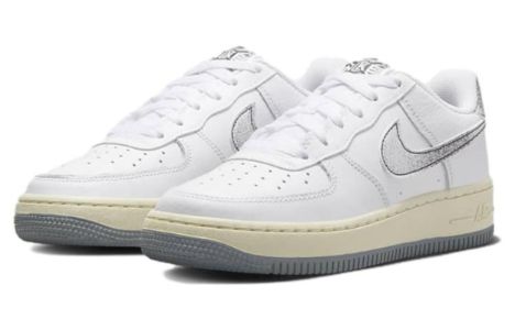 (GS) Nike Air Force 1 Low LV8 3 'White Smoke Gray' DX1657-100 sold by KicksCrew
