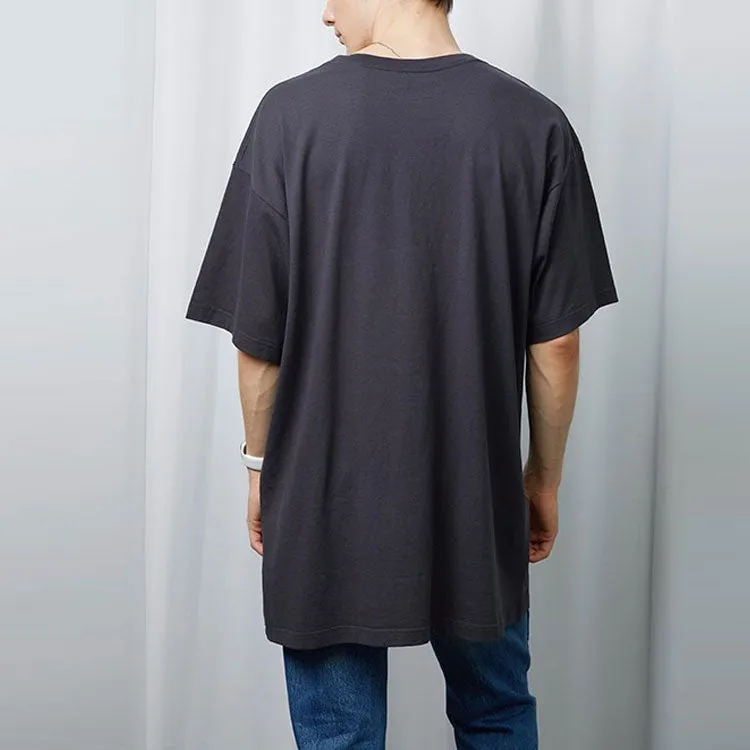 Balenciaga Oversized Washed Interlocked BB T-Shirt 'Navy Black' 583214TFV658060 sold by KicksCrew product image thumbnail 3