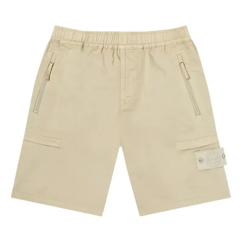 STONE ISLAND Ghost Cargo Short 'Beige' 7415L06F2-V0090 sold by KicksCrew