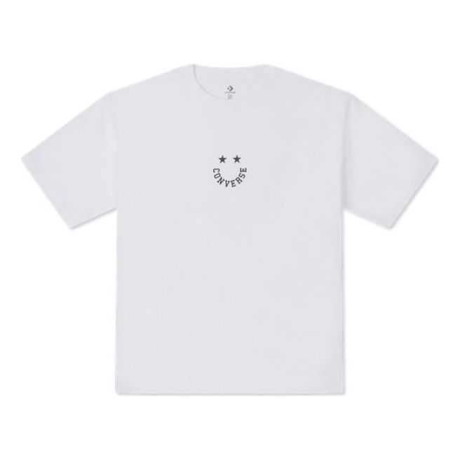 Converse Smiley Short Sleeve T-Shirt 'White' 10027635-A01 sold by KicksCrew
