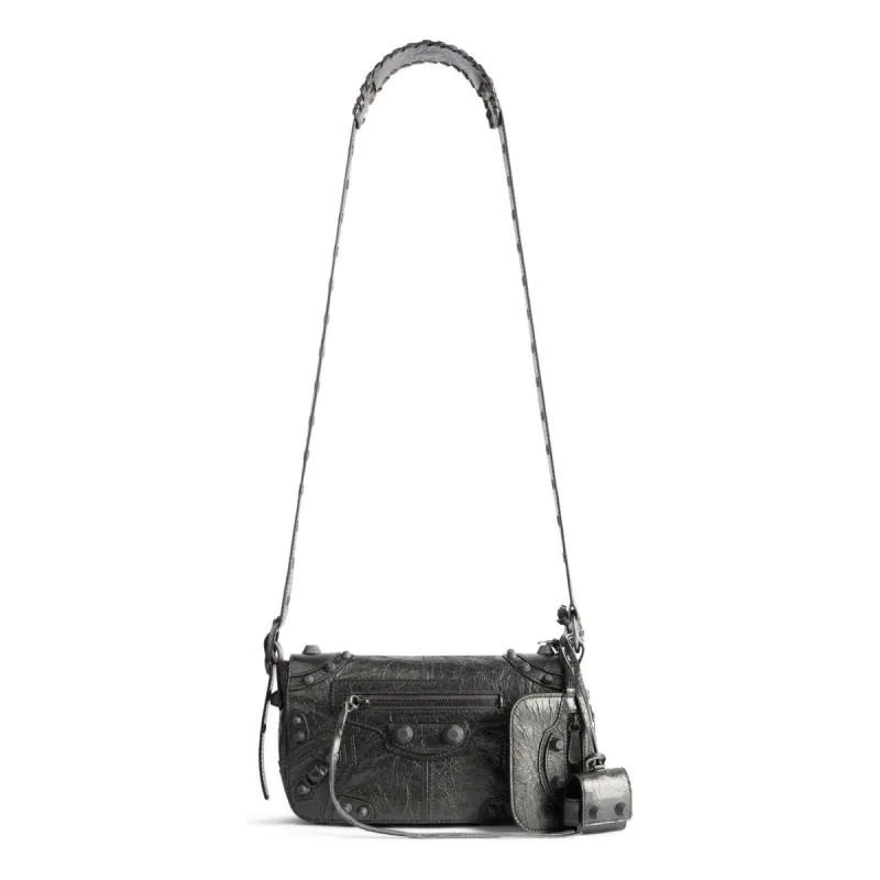 Balenciaga Le Cagole Xs Flap Bag Metallized 'Metalic Grey' 7190822AAWR1314 sold by KicksCrew