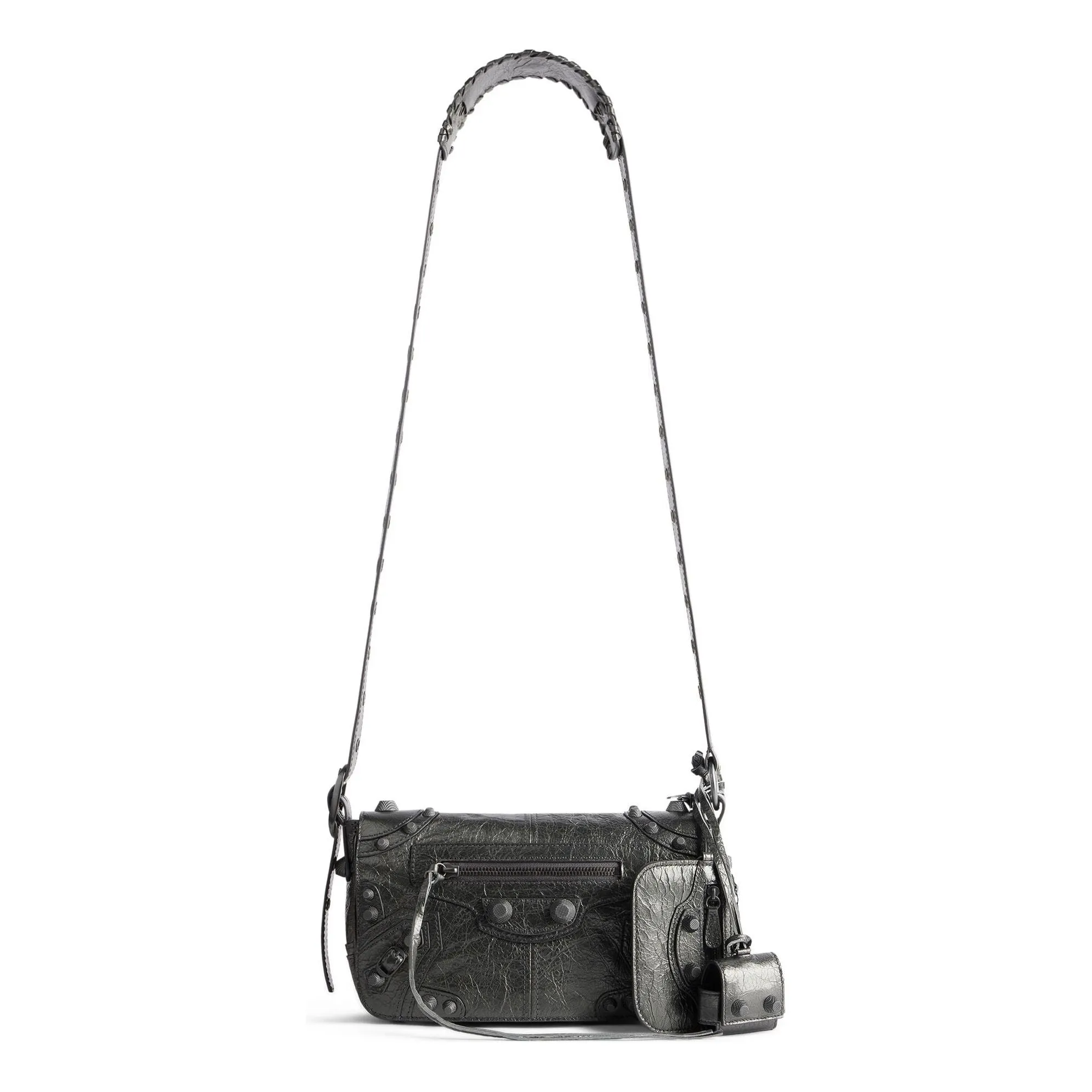 Balenciaga Le Cagole Xs Flap Bag Metallized 'Metalic Grey' 7190822AAWR1314 sold by KicksCrew